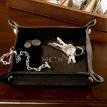Leather desk pouch